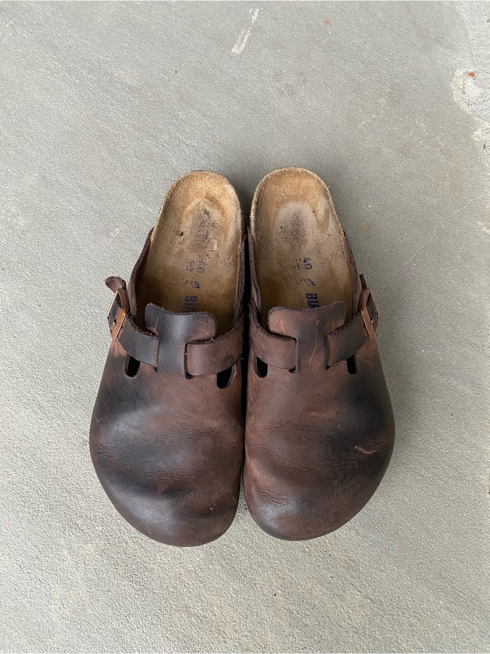 Birkenstock Boston Leather Clogs Size 40